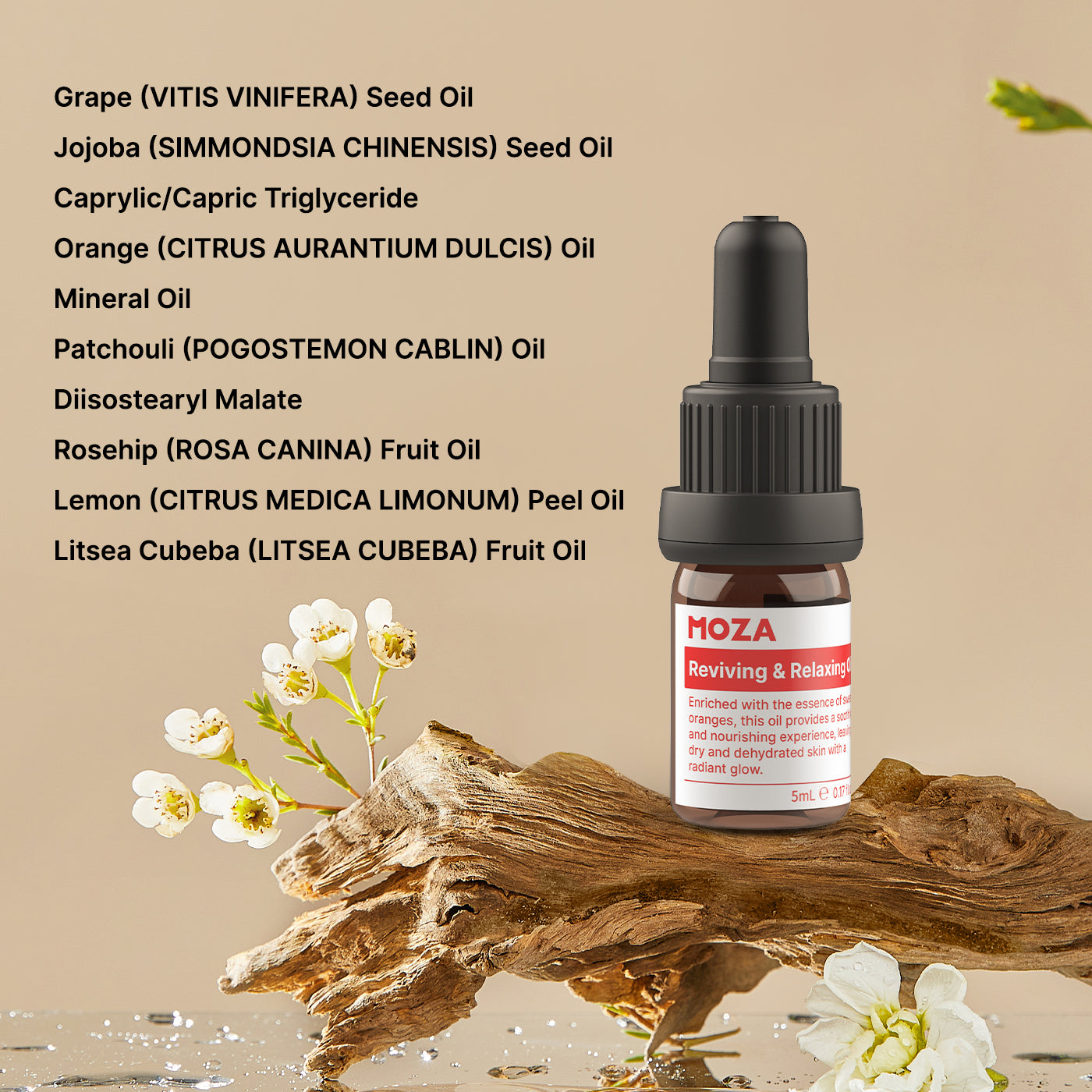 MOZA AI RoboHands Massage Oil, Pain Relief Deep Tissue Massage for Neck, Shoulder, Arm, Legs, 0.3OZ