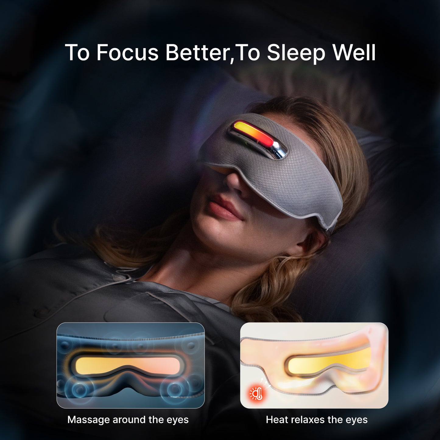 MOZA Portable Eye Massager for Relax and Tension Relief