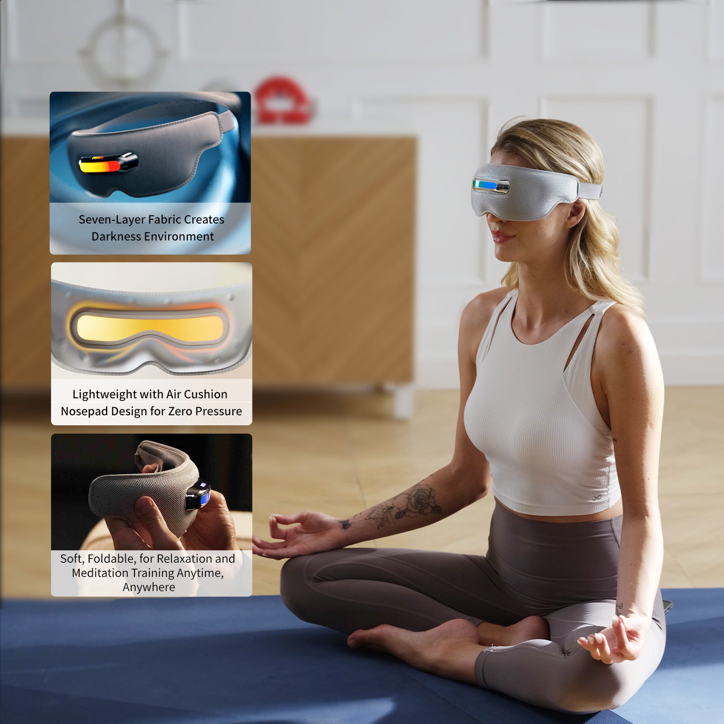 MOZA Portable Eye Massager for Relax and Tension Relief