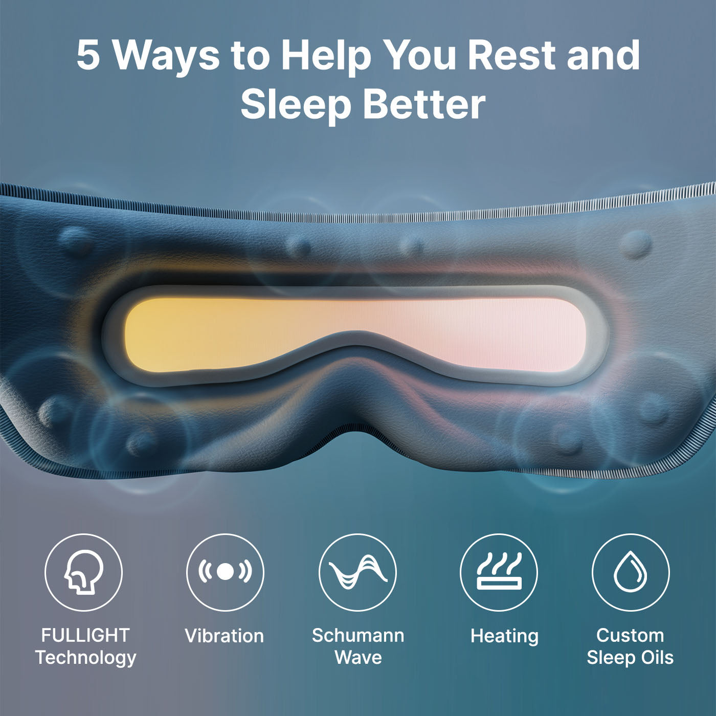 MOZA Portable Eye Massager for Relax and Tension Relief